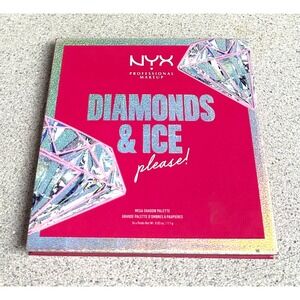 100% Authentic NYX New Holiday Diamond & Ice 16 Pan Eye Shadow Palette NWOB